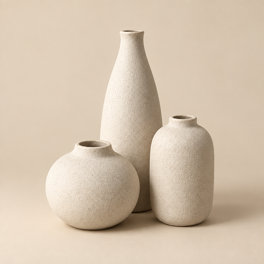 Tovelyq NordicVessel Nordic Ceramic Vase Set product view